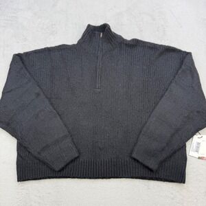 Honor The Gift Sweater Womens XL Oversize Knit Quarter Zip Pullover Urbanwear